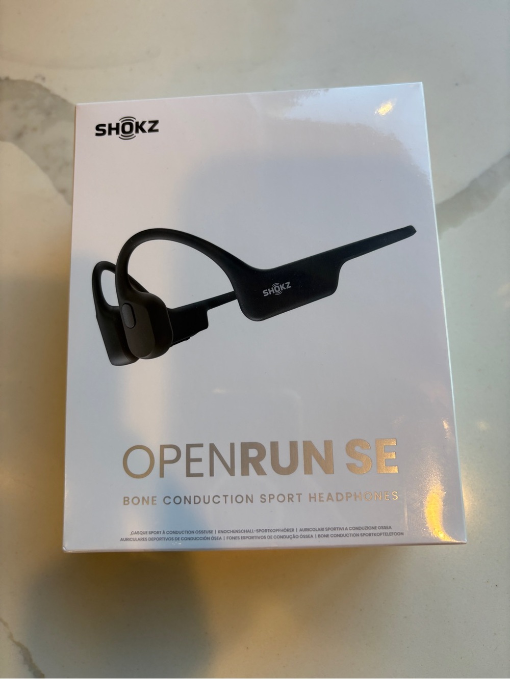 Shokz OpenRun SE Bone Conduction Headphones - Black NIB